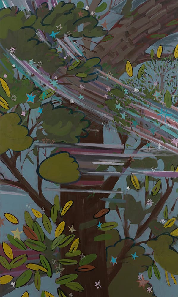 제레미, <황홀한 바람(Magical winds)>, 2023. 캔버스에 아크릴릭, 200 x 120 cm. Courtesy PERES PROJECTS, Berlin, Seoul, and Milan